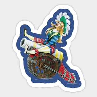 Canon Frau Sticker